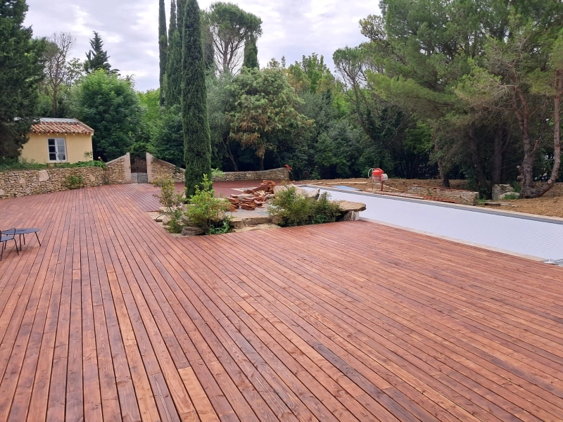 Réalisation de lames de terrasses à Castelnaudary